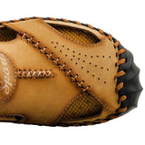 Sandales Confort Homme En Cuir Avec Maintien Arrière