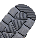 Sandales Homme En Cuir Souple Avec Bride Ajustable Confortable