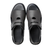 Sandales Homme En Cuir Souple Avec Bride Ajustable Confortable