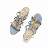 Sandales À Talons Avec Brides Cloutées Élégantes