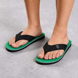 Sandale De Plage Homme Avec Semelle Bambou Naturelle