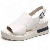 Sandale Femme Chic et Confortable avec Lanière sur le Talon