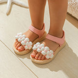Sandale Fille Antidérapante avec Motif de Fleur