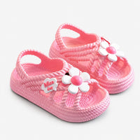 Sandale Fille Rose Conception Mignonne avec Fleur