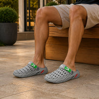 Sandale Homme Confortable Avec Maille Respirante Et Semelle Souple