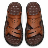 Sandale Homme Confortable et Souple en Simili Cuir