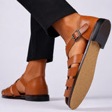Sandale Homme Cuir Luxe