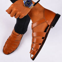 Sandale Homme Cuir Luxe