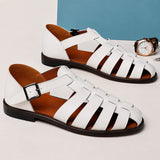 Sandale Homme Cuir Luxe