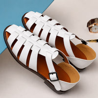 Sandale Homme Cuir Luxe