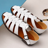 Sandale Homme Cuir Luxe