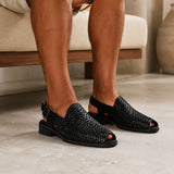 Sandale Homme à Talon de Style Crocodile