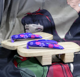 Sandale Japonaise Style Tong en Bois