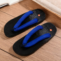 Sandale Japonaise Style Tong en Bois Unisexe