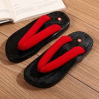 Sandale Japonaise Style Tong en Bois Unisexe