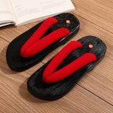 Sandale Japonaise Style Tong en Bois Unisexe