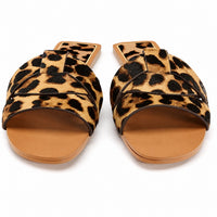 Sandale Leopard Style Pantoufle Élégante