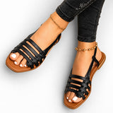 Sandale Nue Pied Femme Style Gladiateur