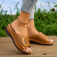 Sandale Orthopédique Femme Compensée et Respirante