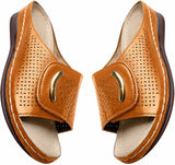 Sandale Orthopédique Femme Compensée et Respirante