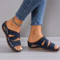 Sandale Orthopédique Femme Ouverte et Tendance