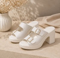 Sandale Sabot Femme Ouverte avec Talon
