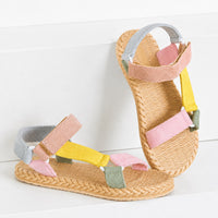 Sandale Scratch Femme Multicolore de Style Estival