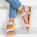 Sandale Scratch Femme Multicolore de Style Estival