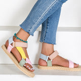Sandale Scratch Femme Multicolore de Style Estival