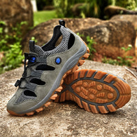 Sandale Sport Homme en Cuir et Antidérapante