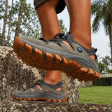 Sandale Sport Homme en Cuir et Antidérapante