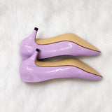 Sandale Talon Femme 5 - 7 cm Violette de Style Escarpin