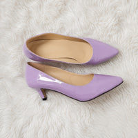 Sandale Talon Femme 5 - 7 cm Violette de Style Escarpin