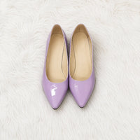 Sandale Talon Femme 5 - 7 cm Violette de Style Escarpin