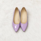Sandale Talon Femme 5 - 7 cm Violette de Style Escarpin