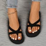 Sandale Tong Femme Compensée et Design