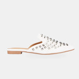 Sandale Femme Cloutée et Pointue avec Mini Talon