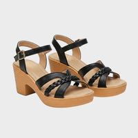 Sandale Femme À Talon Épais Style Estival Chic