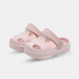 Sandale Fille Souple avec Lanière Amovible, sandale rose, sandale croc fille