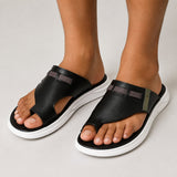 Sandale Homme Noire et Blanche de Style Décontracté, sandale très confortable
