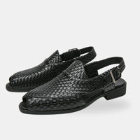 Sandale Homme à Talon de Style Crocodile