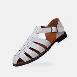 Sandale Homme avec Petit Talon et Boucle