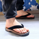 Sandale Japonaise Style Tong avec Semelle en Bois