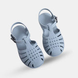 Sandale Méduse Bébé Antidérapante en Caoutchouc, sandales gris bleu pour enfant