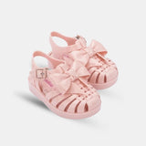 Sandale Méduse Bébé Rose avec Noeud Papillon, Sandale méduse Rose