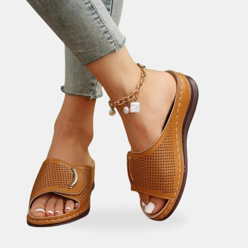 Sandales Orthopédiques Femme Talon 3,5 Cm - Chaussures Confortables Danse Latine Et Quotidien