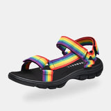 Sandale de Randonnée Femme avec Lanière Arc-en-Ciel
