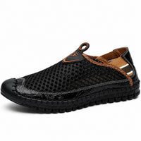 Sandale de Randonnée Homme Respirante Style Mocassin, avec tige en maille respirante, semelle antidérapante souple, design léger et confortable pour les activités de plein air