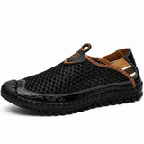 Sandale de Randonnée Homme Respirante Style Mocassin, avec tige en maille respirante, semelle antidérapante souple, design léger et confortable pour les activités de plein air