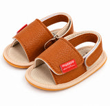 Sandale de Plage Bébé Souple en Simili Cuir